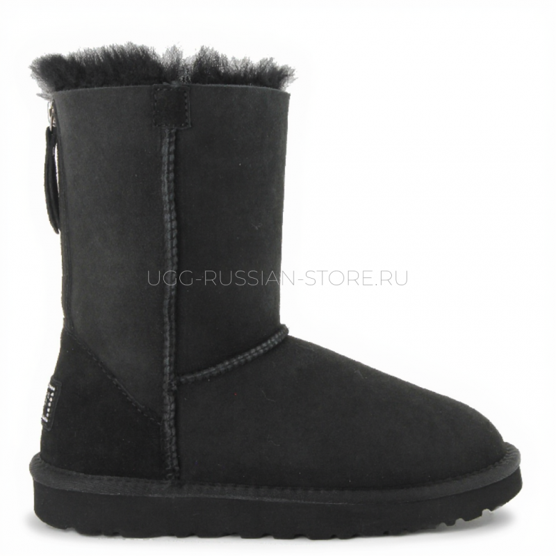 UGG Classic Short ZIP Black 11