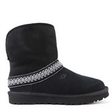 UGG Classic Short Crescent Black