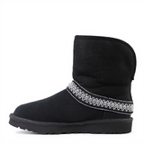 UGG Classic Short Crescent Black