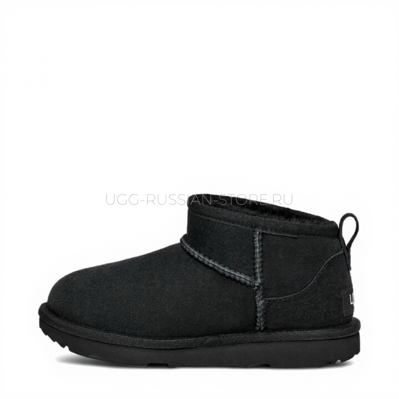 UGG Kids Classic Ultra Mini Black 22