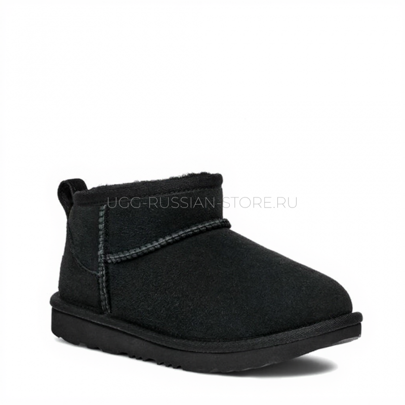 UGG Kids Classic Ultra Mini Black 22