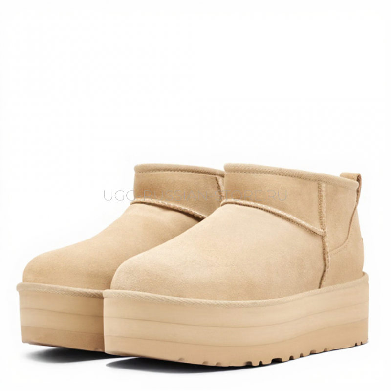 UGG Classic Ultra Mini Platform Sand 22