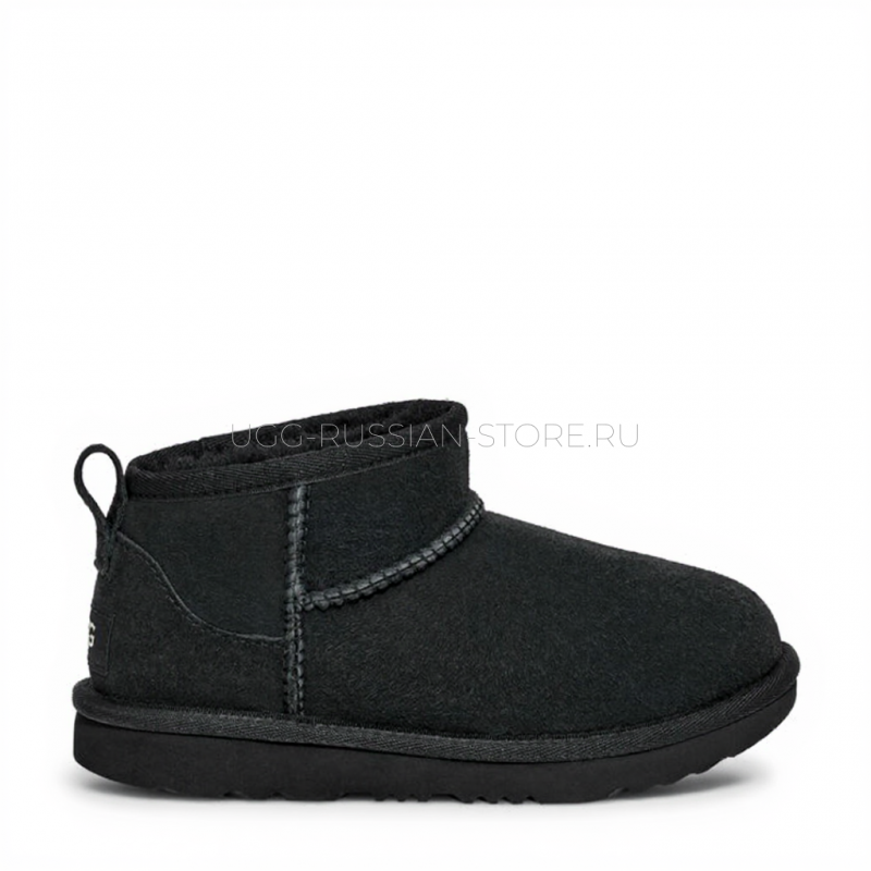UGG Kids Classic Ultra Mini Black 11
