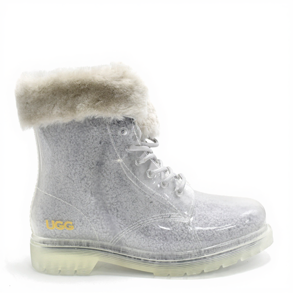 Chunky Сlear Boot Grey