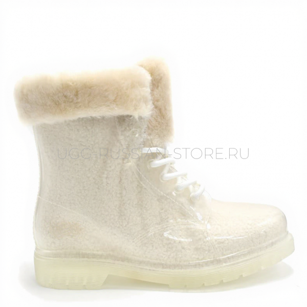 Chunky Сlear Boot White